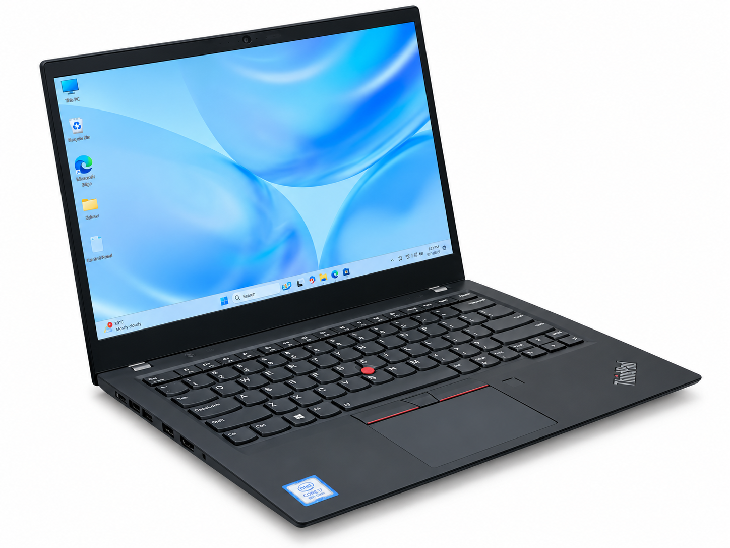 lenovo-tpx1carbongen7-lenovo-tpx1carbongen7-i7-001-left-side-02 Lenovo Thinkpad X1 Carbon Gen 7 14 inch – Intel Core i7-8565u 8GB 256GB SSD Backlit Keyboard - Image 1